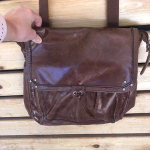 The Sak Vintage Distressed Leather Convertible Backpack